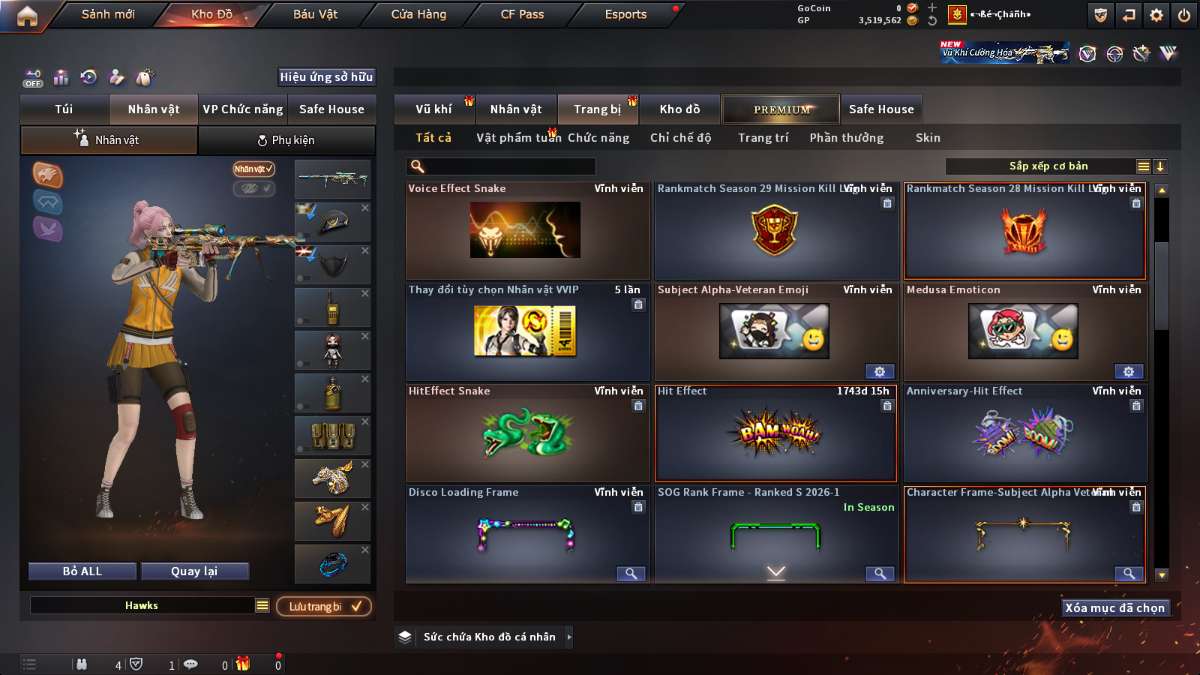 shop acc cf uy tin gia re